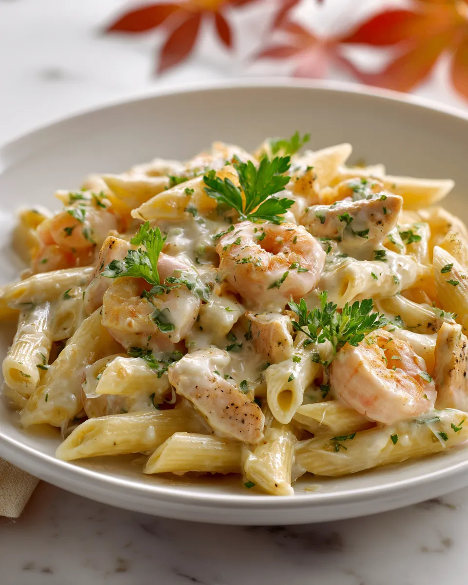 Penne Alfredo Crémeux au Poulet et Crevettes a6ceb58a 2539 4637 a1b6 162c67a8b5eatl