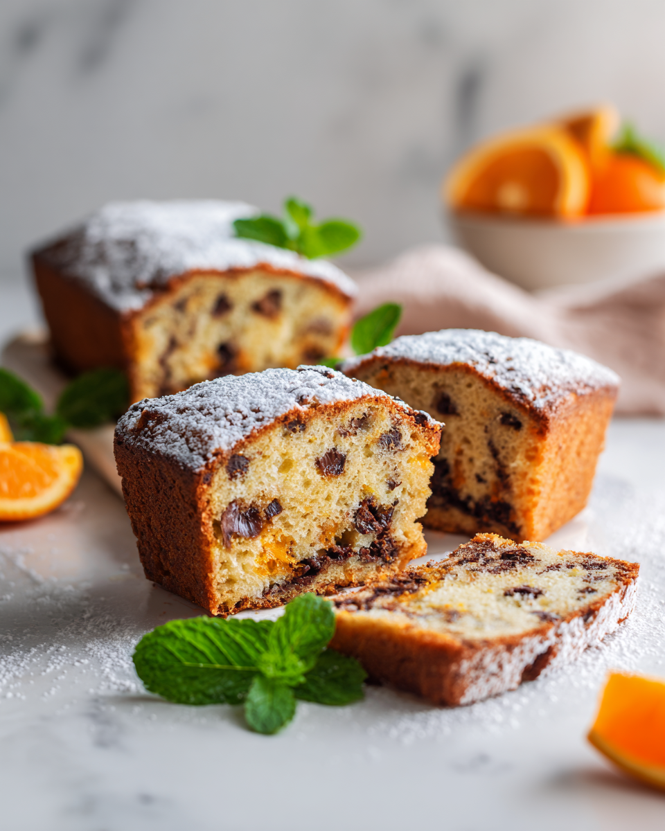 Cake moelleux au chocolat noir et à l'orange, parfait pour les fêtes, facile à préparer, recette délicieuse