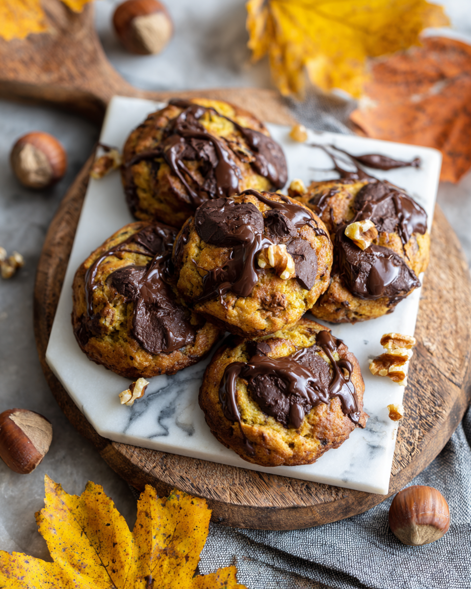 Cookies moelleux à la banane, recette d'automne, saveurs réconfortantes, pâtisserie, chocolat