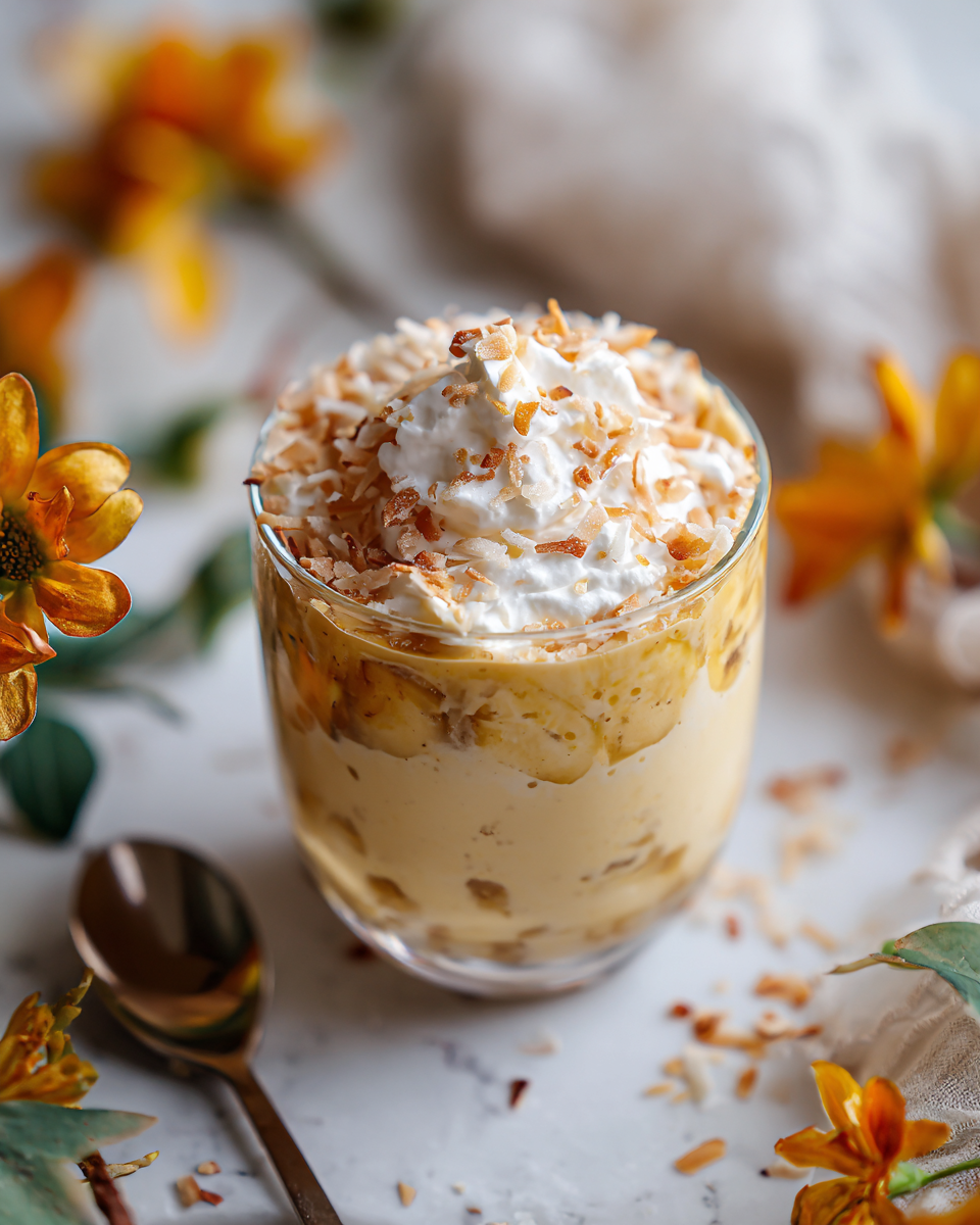 Mousse légère à la banane, dessert réconfortant parfait pour l'automne