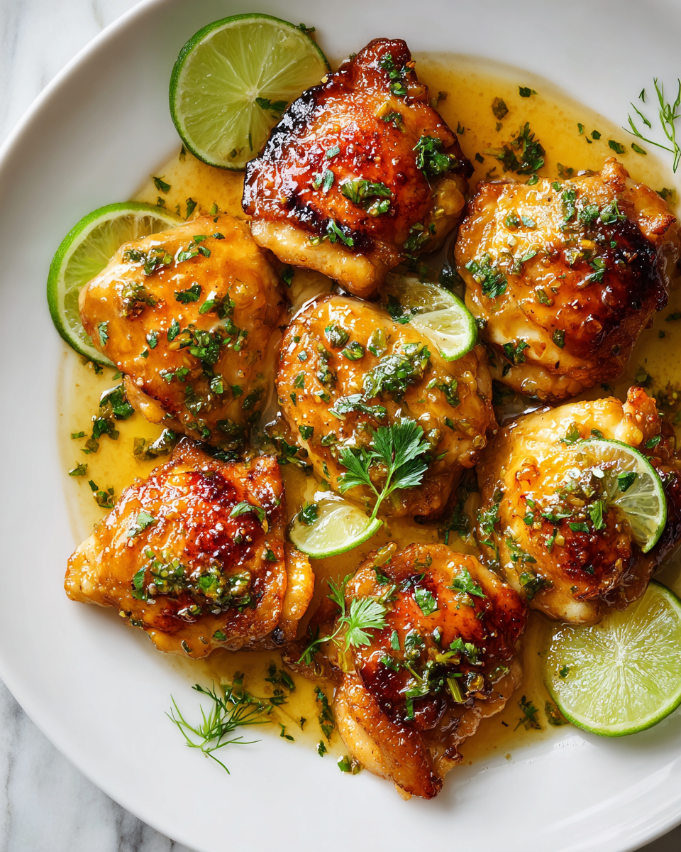 Recette facile de Poulet Miel Citron Vert à la poêle, savoureuse et rapide à préparer, parfaite pour les repas de printemps.