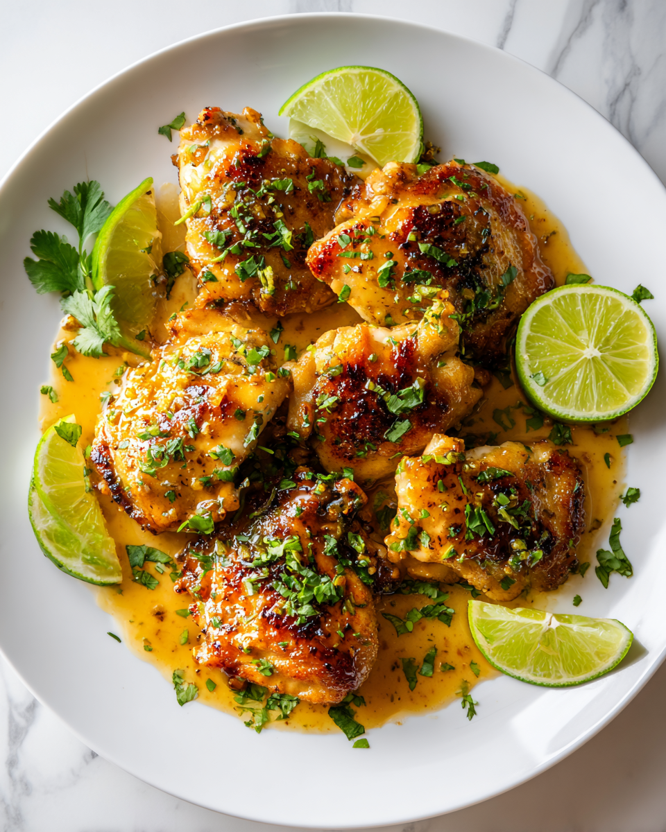 Recette facile de Poulet Miel Citron Vert à la poêle, savoureuse et rapide à préparer, parfaite pour les repas de printemps.
