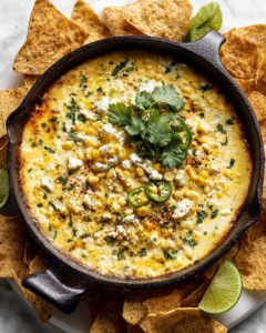 queso verde corn dip 1