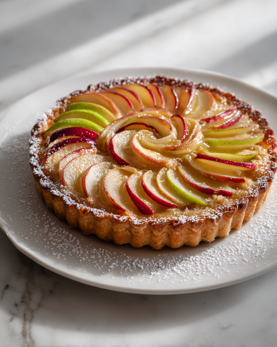 Délicieuses roses de pâte feuilletée aux pommes, un dessert élégant et savoureux pour l'automne.