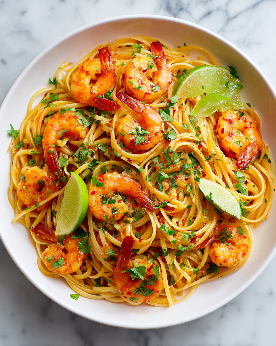 Linguine aux Crevettes Sriracha Lime, Prête en 20 Minutes 3b0afe16 9cb7 41b1 b259 e3b87bf3715atl