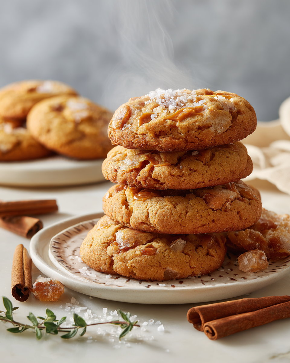 Biscuits caramel épicés croustillants, idéaux pour les fêtes de saison, doux et épicés, recettes de biscuits faciles à préparer.