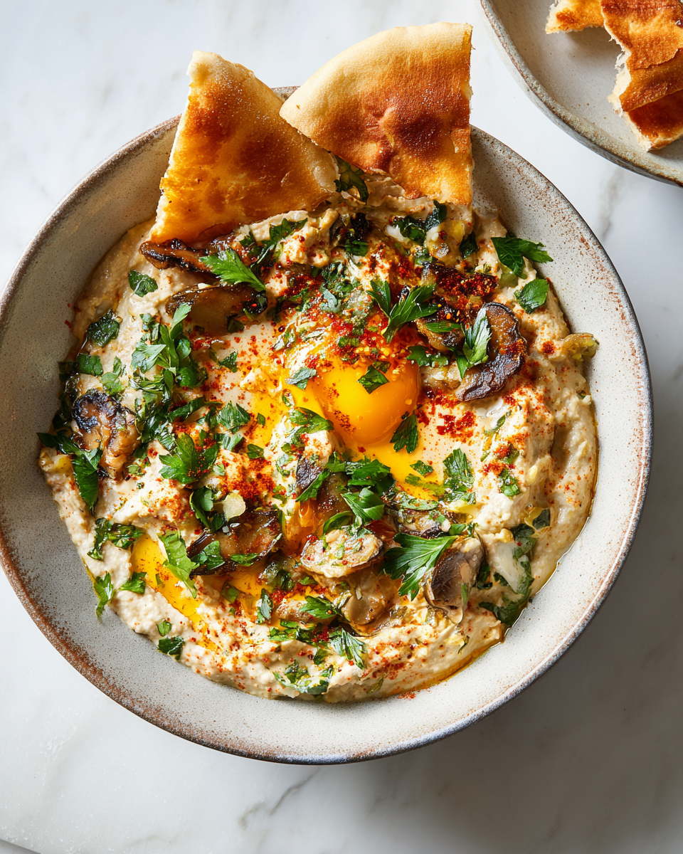 Ful Medames égyptien : fèves fava, tahini, recette healthy, brunch savoureux, plat vegan et sans gluten.