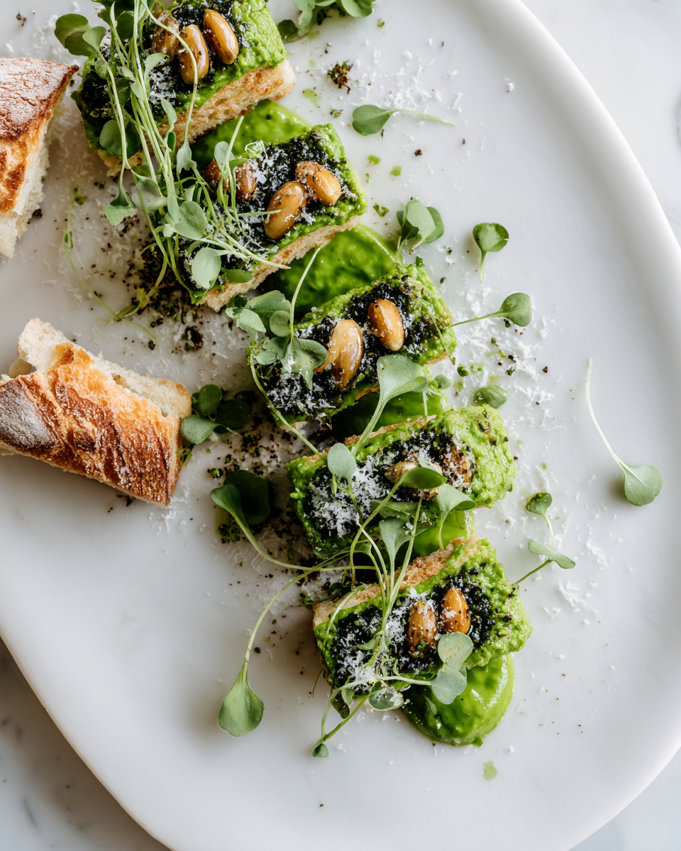 Sauce toum à l'ail avec pesto sauvage, parfaite pour l'automne