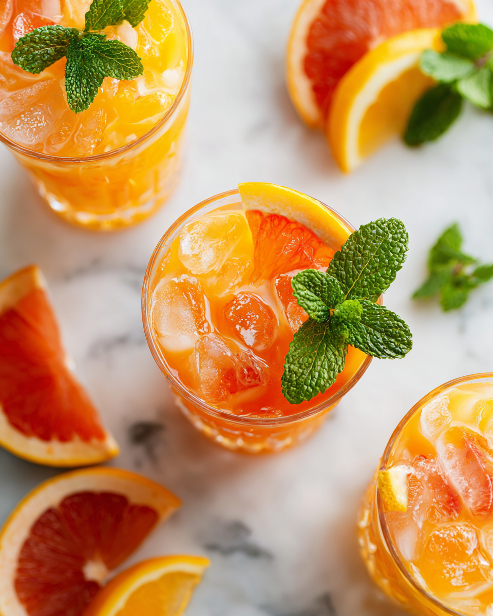 Savoureux Mocktail P tillant Aux Agrumes