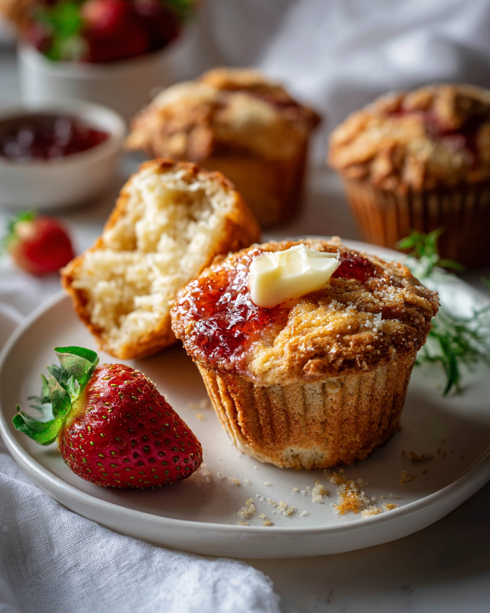 Muffins anglais faits maison moelleux pour brunch